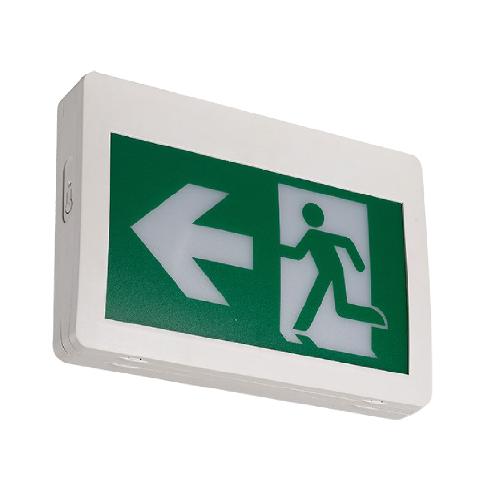 "RUNNING MAN" EMERGENCY EXIT SIGN - PLASTIC