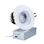 SWIVEL LED RECESSED 4'' DLS-HP ROUND - 15W