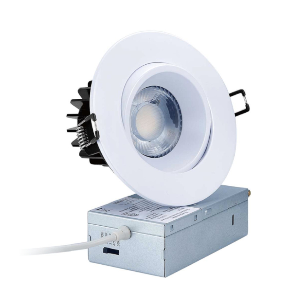 SWIVEL LED RECESSED 4'' DLS-HP ROUND - 15W