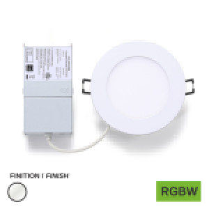 LED RECESSED 4'' FLAT (RGBW CCT) - 11W