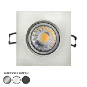 LED RECESSED 3" DLX SQUARE - 8W