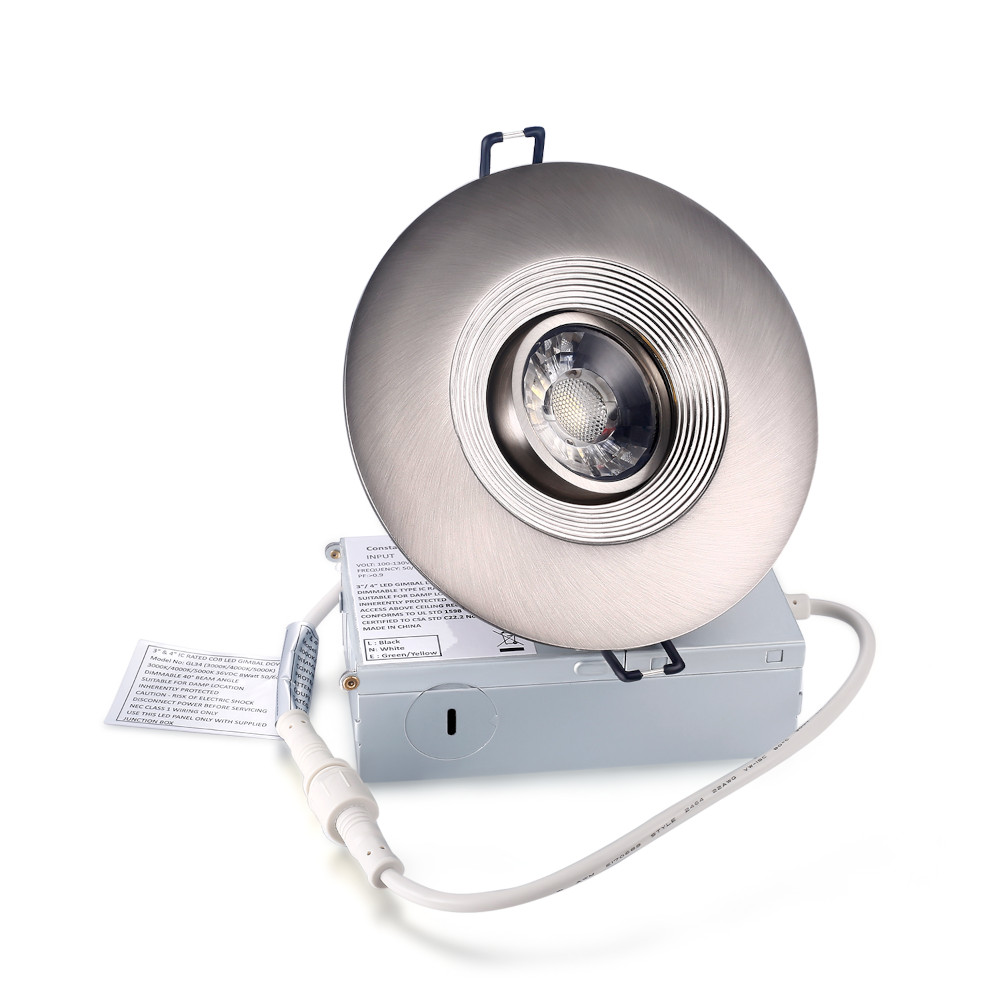LED RECESSED 4" DLX ROUND - 8W
