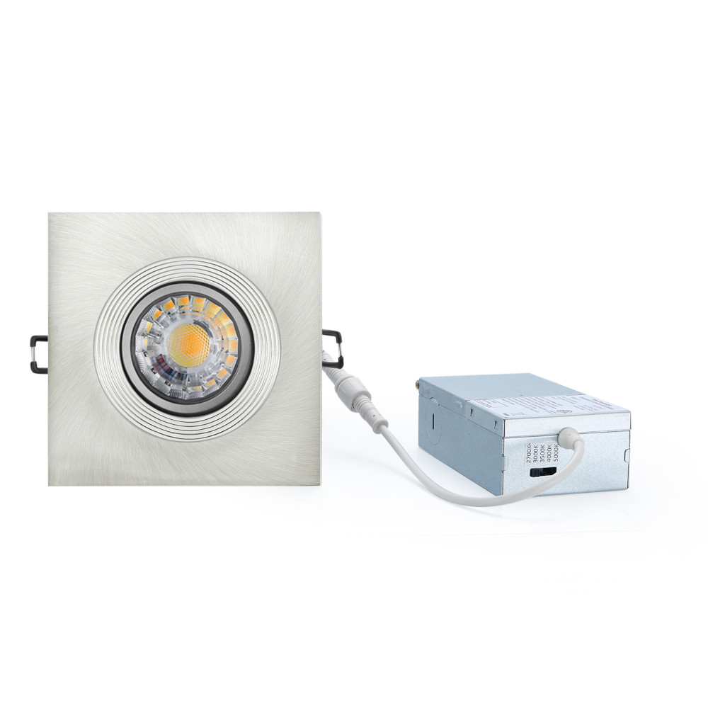 LED RECESSED 4" DLX SQUARE - 8W
