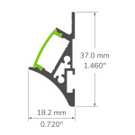 8' PROFILE ALUMINIUM #165