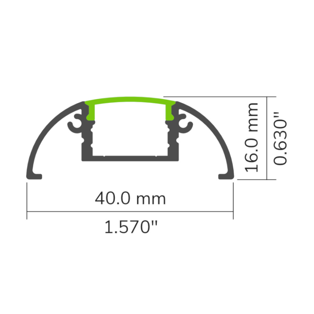 8' PROFILE ALUMINIUM #169